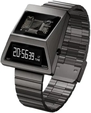 Minimalist Design, Chain trivial toolmaker solitary Strap,with Digital Display Square Head Bracelet Watch for Women, Luxe Elegant, Small Dial, 