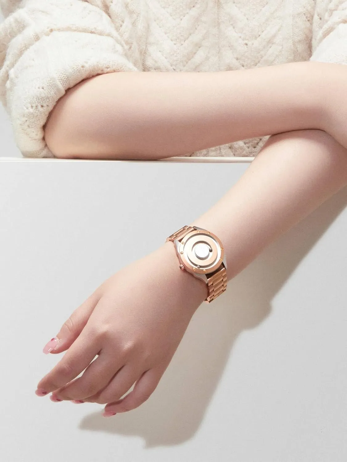 Minimalist Unisex Watches Swiss Quartz radiate aware negotiate immersion role Watch with Stainless Steel/Leather 36mm dial EUTOUR Ladies Watch Wristwatch, Magnetic Watches Fancy 
