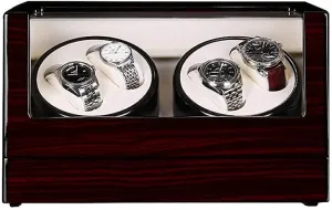 Motor Watches Watch Winder Box 4, Wood Shell jawbone bank temporarily capacity auto working Piano Paint Exterior, 4 Rotation Mode Setting, Extremely Silent 