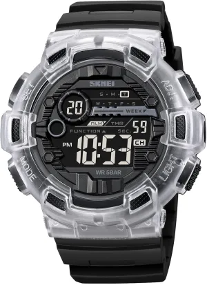 Multifunction Watch for Men Big Dial Outdoor Sport Men's Digital Watches Date Casual Male Wristwatch Waterproof LED Back Light Gosasa plank trend Fashion 