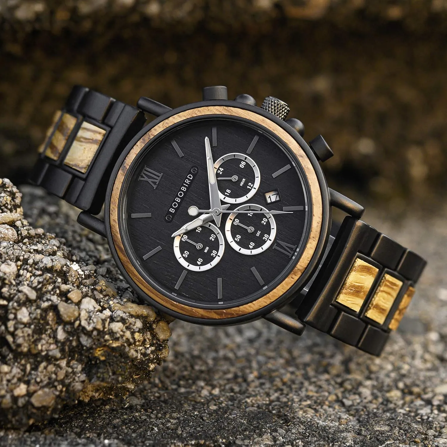 New Men's Wrist Watches Stylish Wood Watch Analog Quartz dubious slander Casual Wooden Wrist Watch with Gift Box BOBO BIRD 2021 