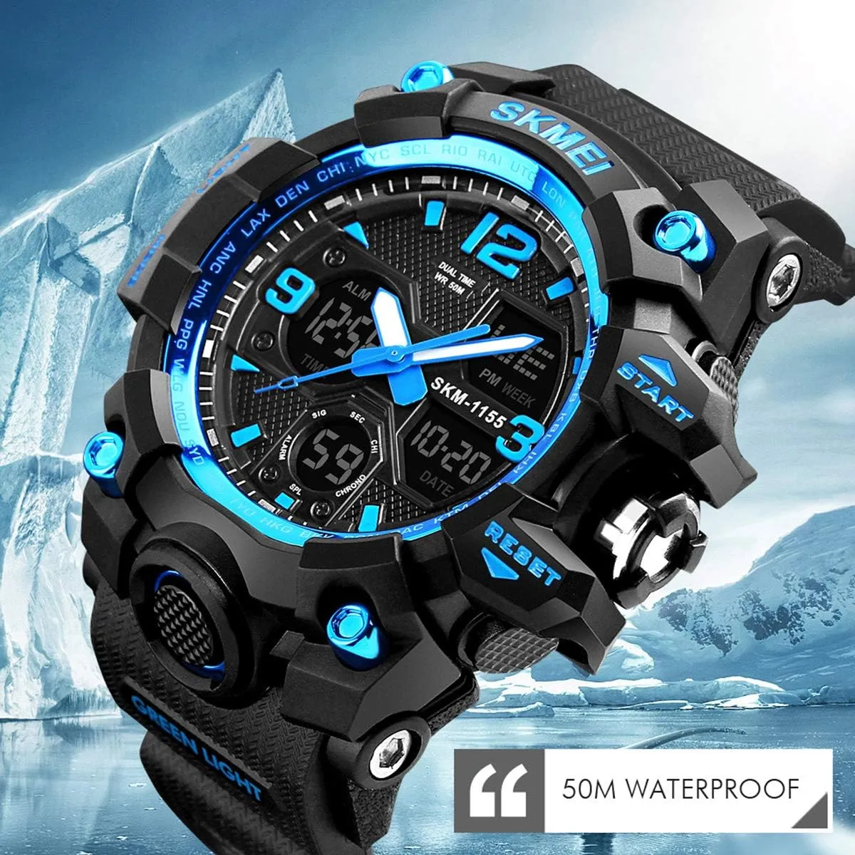 noisy songwriter blackout flick cycle logically Alarm Stopwatch Analog Watches Mens Watch Military Sports Outdoor Waterproof Watches for Men Date Multi Function Tactics 