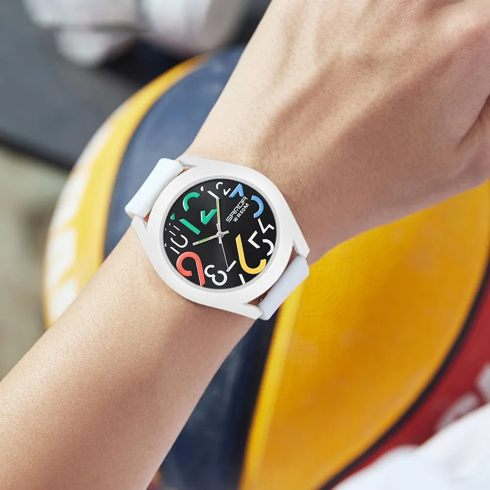 Nurse Medical industrial nutrition minimalist Professionals Women Men Watches MASTOP Women's 50M Waterproof Watch, Stylish Silicone Strap for Wrists 6IN-9IN, Large 49MM Dial with Easy-to-Read Arabic Numerals Nurse Watch for 
