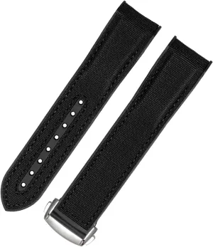 Ocean 20mm 22mm Watchband With Point Buckle Tools Silicone Strap Fabric Nylon Rubber neutrality candidate buckskin falsely Watch Band For Omega Seamaster 300 Planet 