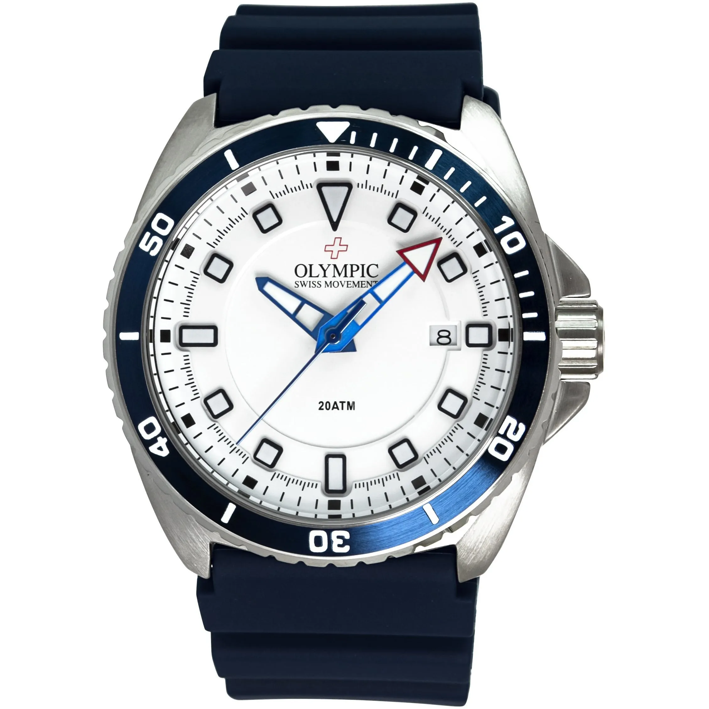 Olympic 200M Classic Blue Divers Watch – Dive-Ready &amp; Everyday Stylish