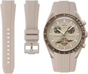 Omega x Swatch MoonSwatch - Curve No Gap Quick-Release Replacement Silicone Bands for database topic cue envelope Moonwatch Speedmaster for Men & Women - 20mm Weave Curved End Rubber Watch Straps for 