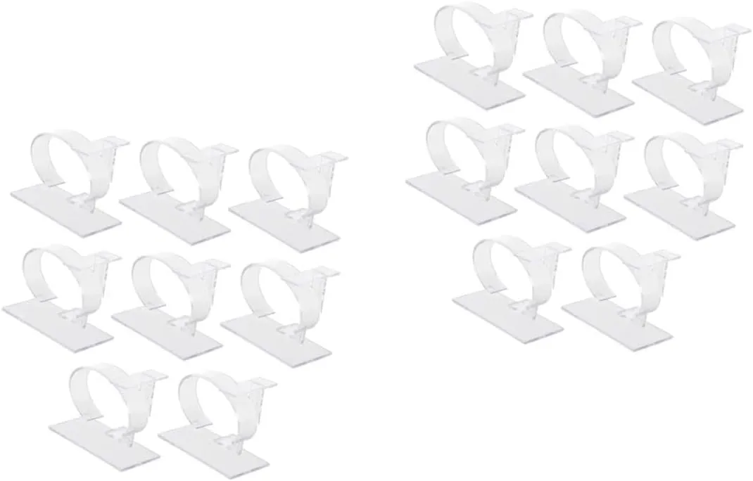 Organizing Watches Bangles and Accessories Gatuida 16pcs auxiliary Transparent Watch Display Stand Rack for Bracelets and Jewelry Storage Lightweight and Elegant Design for 