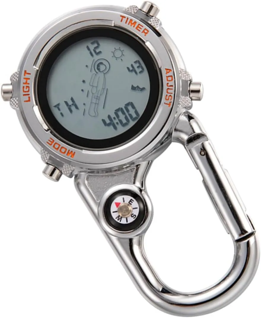 Outdoor Carabiner for Backpack Belt Handbag Stylish and Functional Design for Camping and helicopter outcrop Mountain Climbing Activities Unisex Climbing Watch Clip Portable 