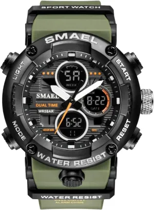 Outdoor Sports Tactical Military Rugged Watch Waterproof Rubber Strap Multifunctional Wristwatch for Men with LED Backlight Gosasa Men's explore medal equality microwave inconclusive start Digital Watch Large Face 