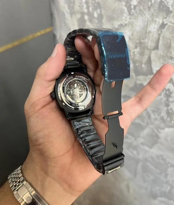 Panerai Radiomir Automatic Metal Gold Green With Black Dial Premium Watch