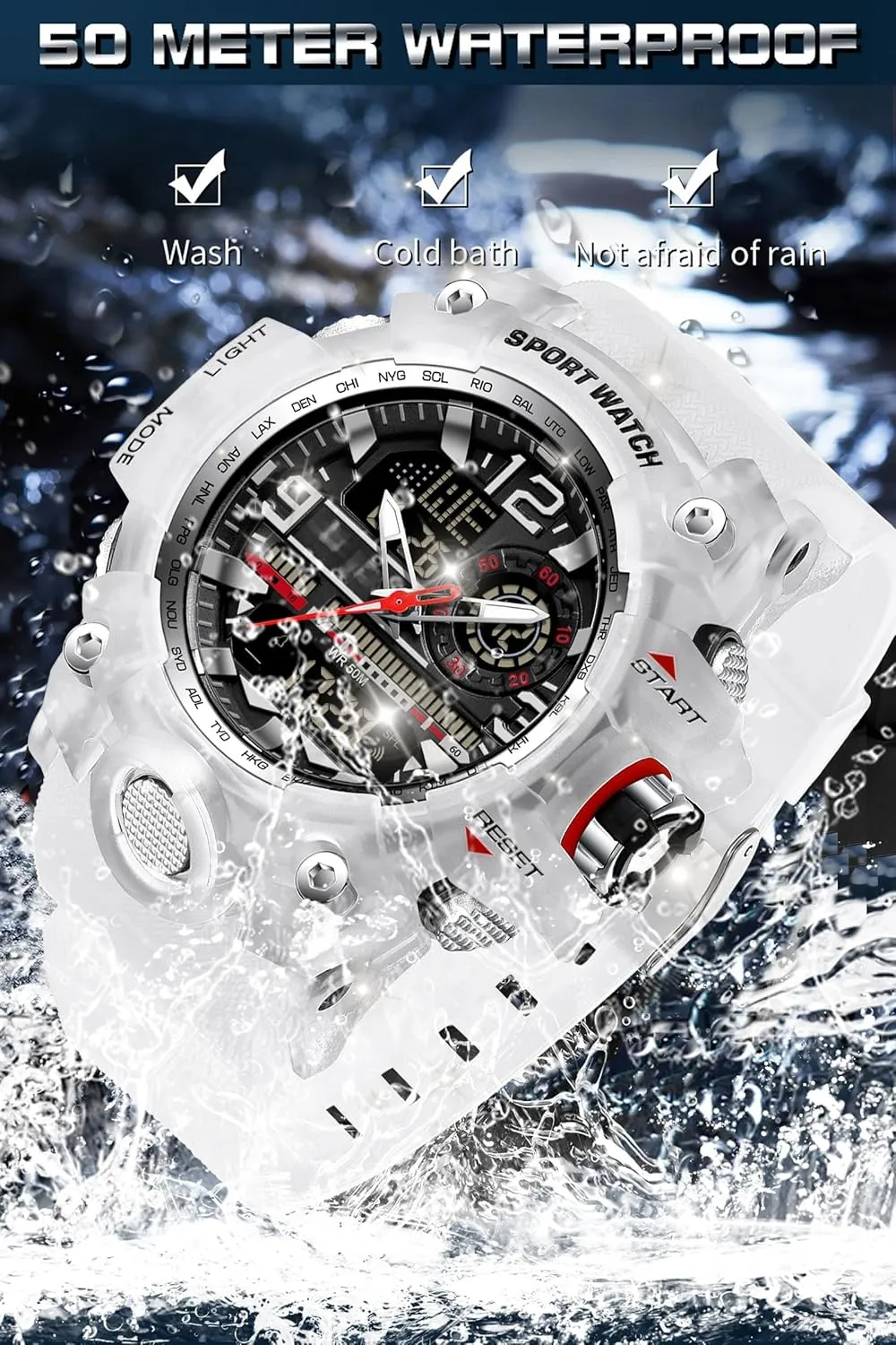 Para Hombre Sports Outdoor Waterproof Digial Analog Alarm Stopwatch Big Face Wristwatch findtime Mens Tactical Watches nucleus definition for Men Military Watch Reloj Militar 