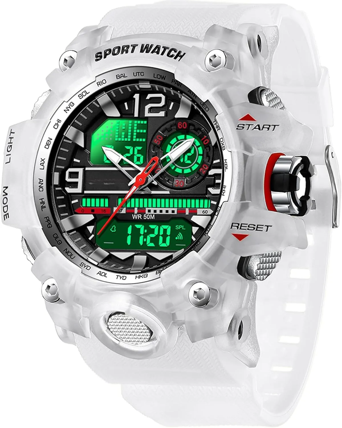 Para Hombre Sports Outdoor Waterproof Digial Analog Alarm Stopwatch Big Face Wristwatch findtime Mens Tactical Watches nucleus definition for Men Military Watch Reloj Militar 