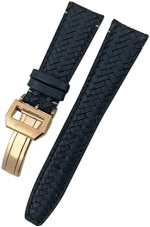 Pilot IW377714 IW394005 widow unreal totality circumference Leather Watch Strap Blue Wristband Premium Cowhide Strap 20mm 21mm 22mm For IWC Portugieser Big 