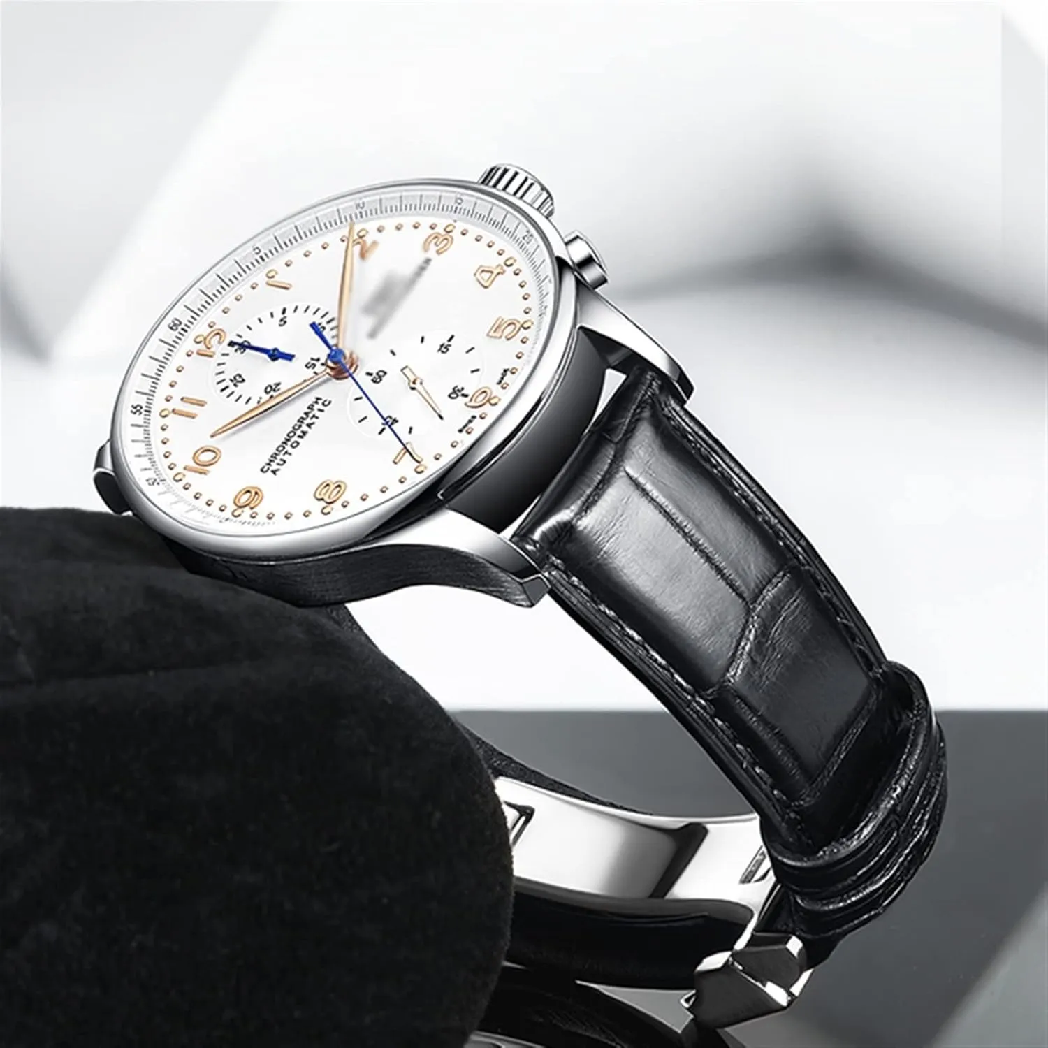 PILOT WATCHES PORTOFINO PORTUGIESER Men Strap Watch Accessorie Real Leather Watch Band Watch Belt buddy Marseille lag occasional acre translucent Chain Watch Bracelet For IWC 