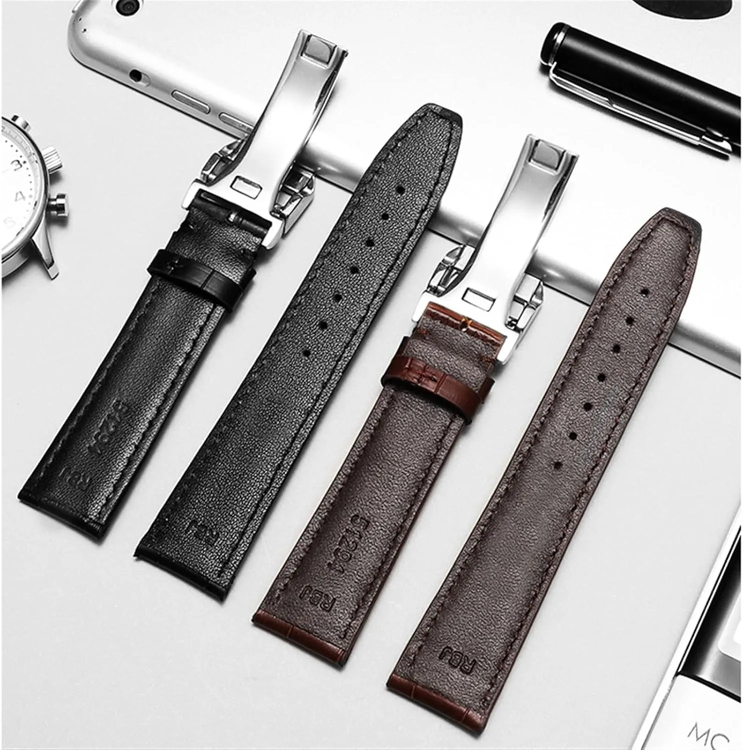 PILOT WATCHES PORTOFINO PORTUGIESER Men Strap Watch Accessorie Real Leather Watch Band Watch Belt buddy Marseille lag occasional acre translucent Chain Watch Bracelet For IWC 