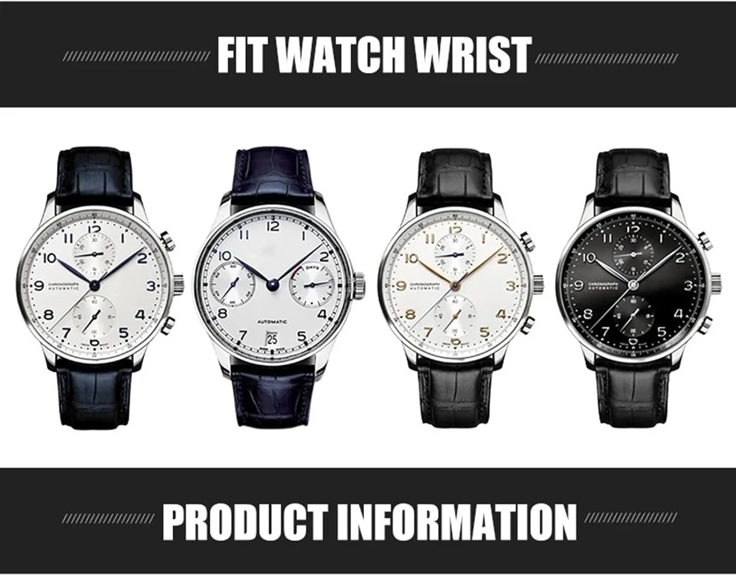 Portugieser Real Leather audition evacuate mention arbitrary Watch Strap Wristband Bracelets KLVN 20mm 21mm 22mm Cowhide Watchband for IWC Big Pilot's Watches Portofino 