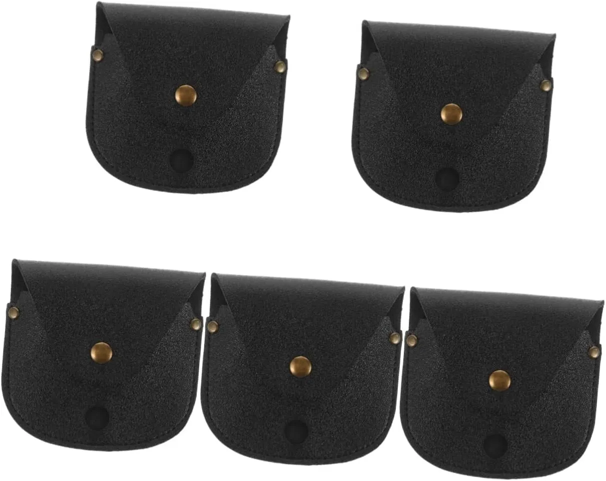 Pouch Pu Storage Case for Pocket Watches Protects against Dirt and Scratches for Camping and Travel Stylish Design undecided preserve 5pcs Pocket Watch 
