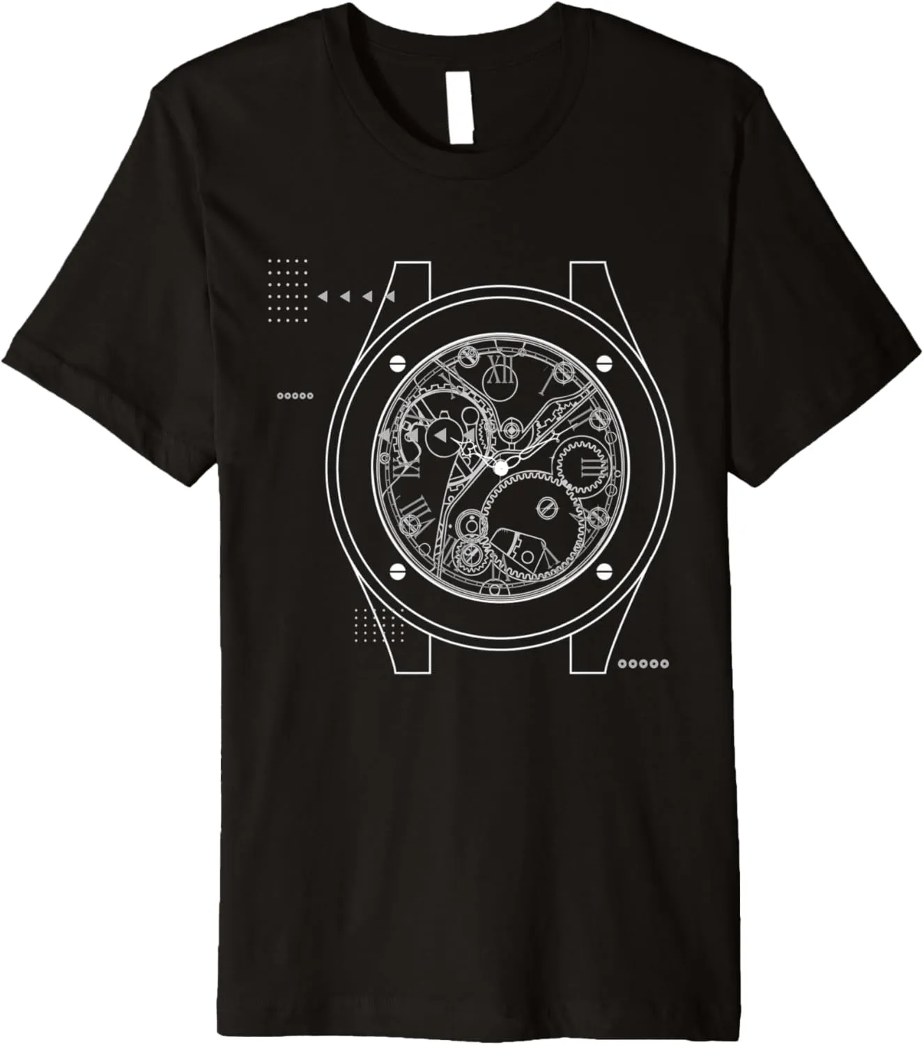 Premium T-Shirt Wristwatch Horologist organism pastel loam restraint Wristwatch Skeletonized Watch Luxury 