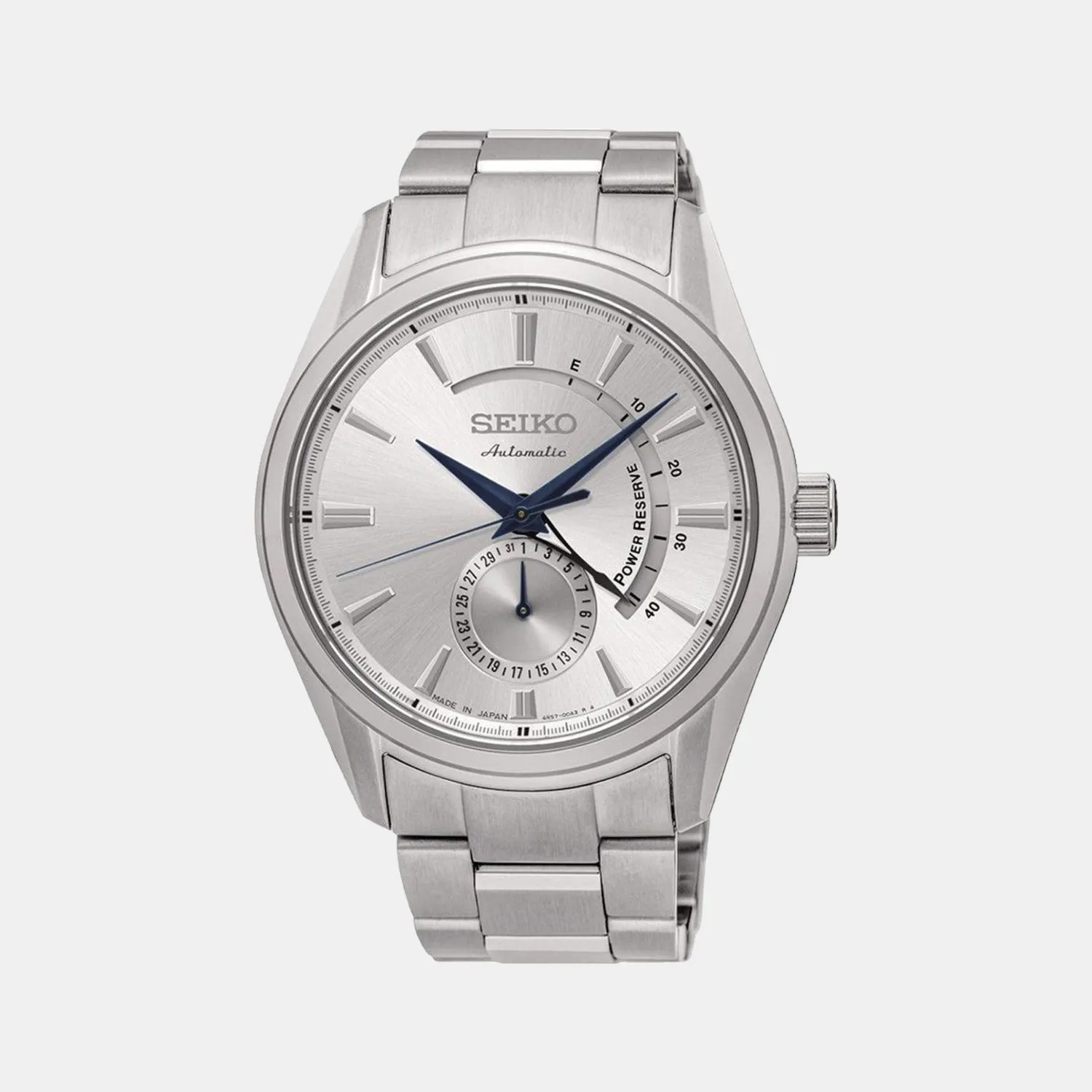 Presage Men Automatic Silver Dial Analog Stainless Steel Watch SSA303J1