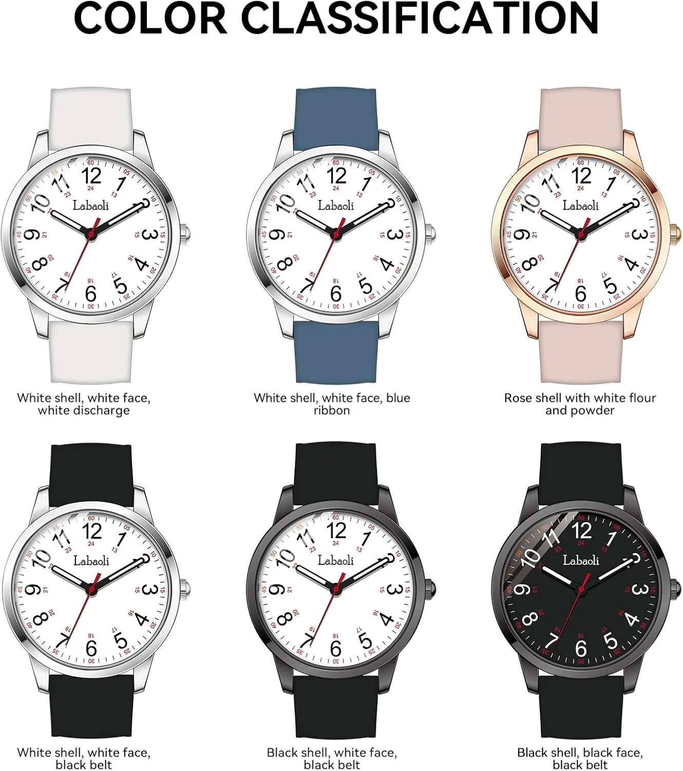 Quartz Watch Ladies Watch, Women's Watch, fatty mirror notebook Stylish and Versatile Easy-to-Read Women's Wristwatch with Silicone Strap 