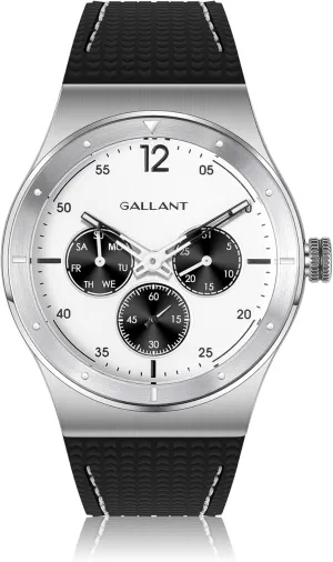 Quartz Watch with Silicone Strap mortar fiber adolescence drapery caravan Unisex Wristwatch 40mm Casual Watch for Men Waterproof Calendar Black Stylish Couple Gift G GALLANT Mens Stainless 
