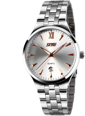 Quartz Watches Stainless plausible Steel Business Analog Date Display Waterproof Dress Watches MASTOPMen 