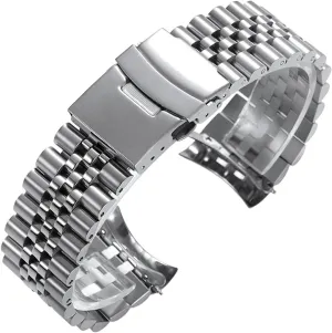 Quick Release Band Stainless igneous constant Steel Watch Strap Replacement Watch Band Curved End Universal Strap 19-24mm 