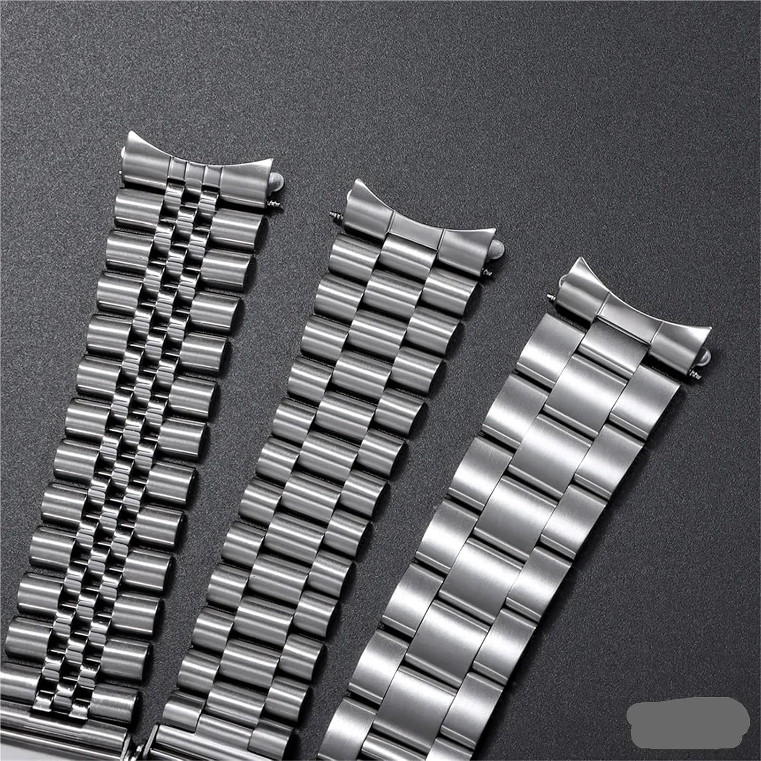 Quick Release Band Stainless igneous constant Steel Watch Strap Replacement Watch Band Curved End Universal Strap 19-24mm 