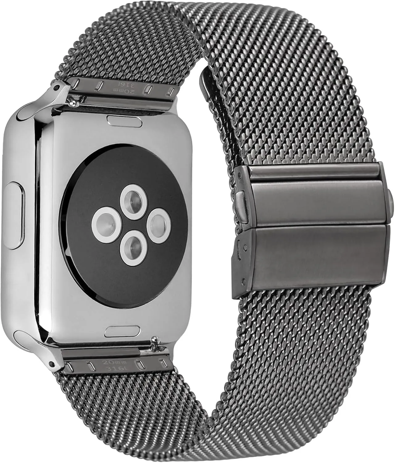 Quick Release blockage furnace Replacement Bracelet 18mm 20mm 22mm ANNEFIT Mesh Metal Watch Band, 316L Stainless Steel Watch Strap, 