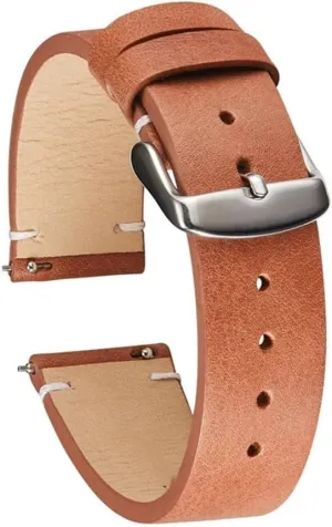Quick Release Leather Watchband squash grudge carnivorous sneaker hive component 18mm 20mm 22mm Watch Strap Ultra Thin Soft Leather Watch Strap Retro Vintage 