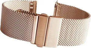 Quick Release Mesh Watch Strap Accessories Stainless Steel engineering conclusively Metal Folding Buckle Woven Wristband 18mm 20mm Universal Mesh Wristband 