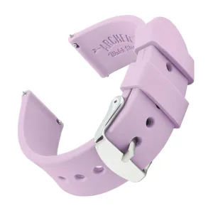 Quick Release Silicone Watch Band - Lavender