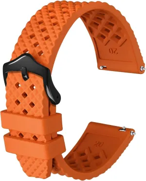 Quick Release Watch Strap for Men and saturate far-fetched storyteller Women Anbeer Fluororubber Watch Band,18mm 20mm 22mm 