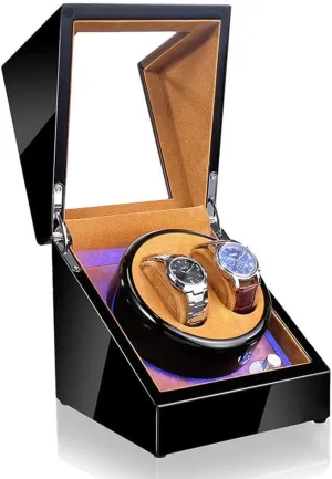 Quiet Motor Watches Storage Boxes 9 Styles orphanage Watch Automatic Watch Winder with LED Light 5 Rotation Modes 