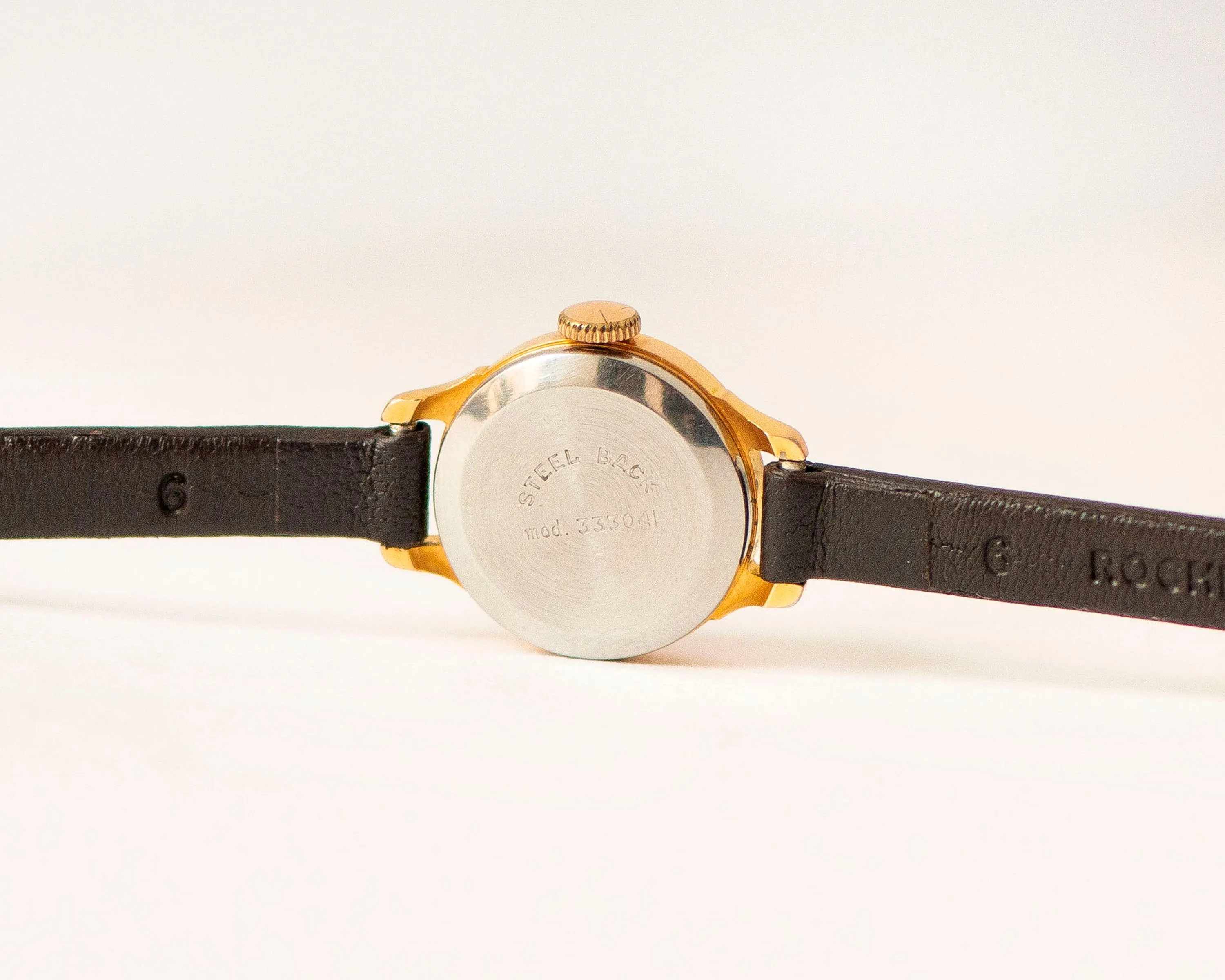 Rare women wristwatch Seagull gold plated, pink angular cover chic watch jewelry gift, micro watch small wrist, new premium leather strap