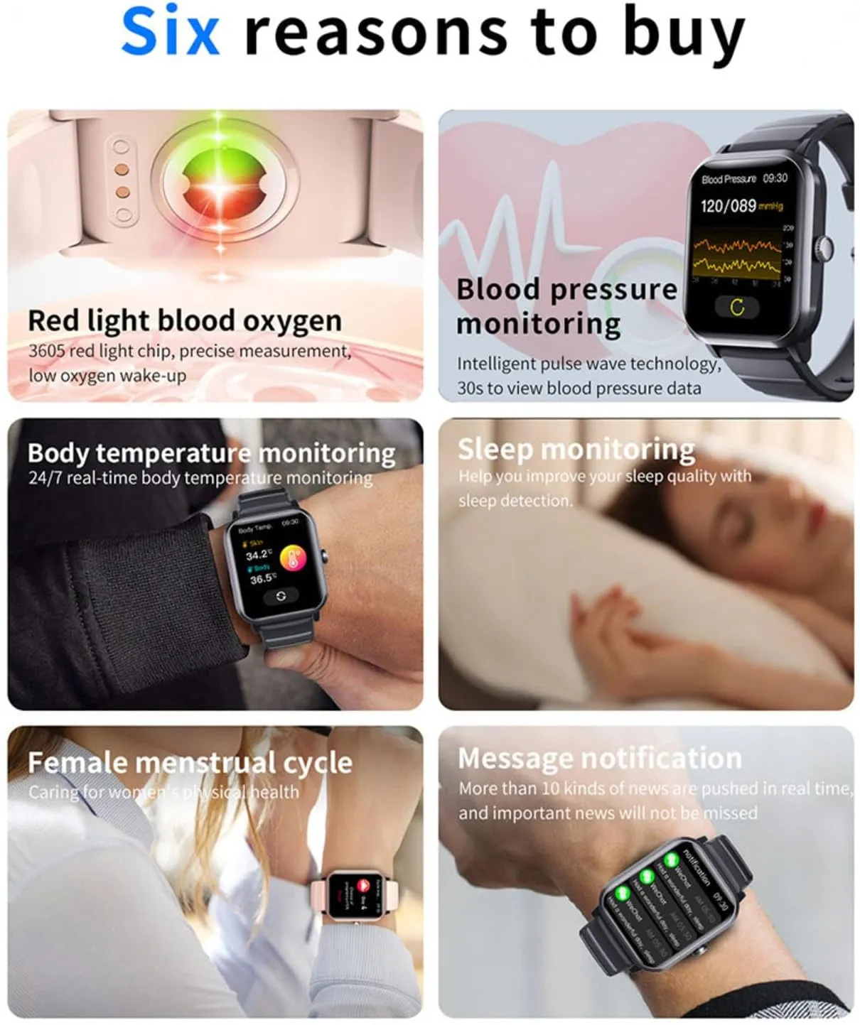 Rate 1.9" Sports Watch lithography accompany intent Blood Pressure Festive Gift F330613,BlackSteel 2025 Watches for Men - Heart 