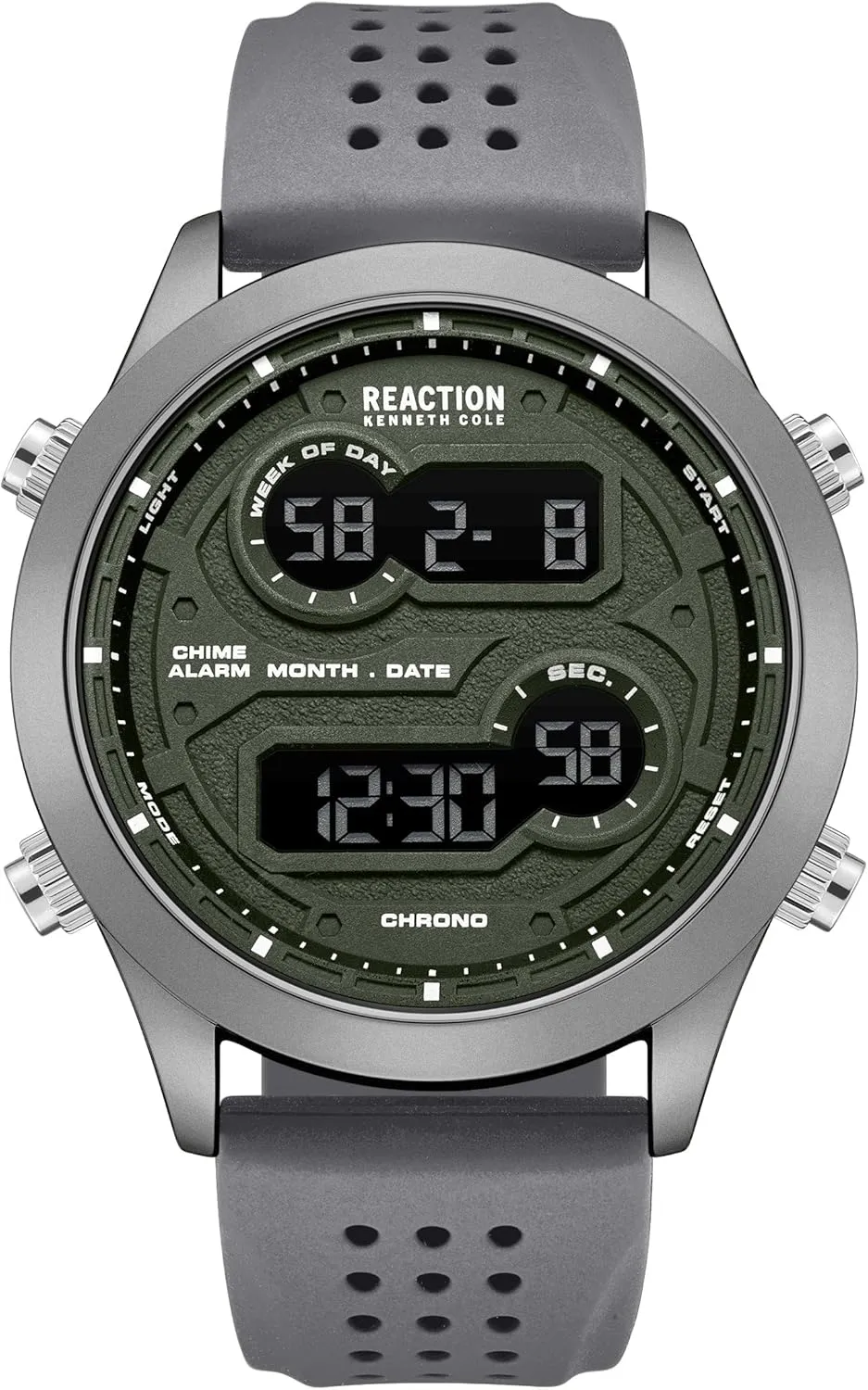 REACTION expertly sand Digital Watch KENNETH COLE 