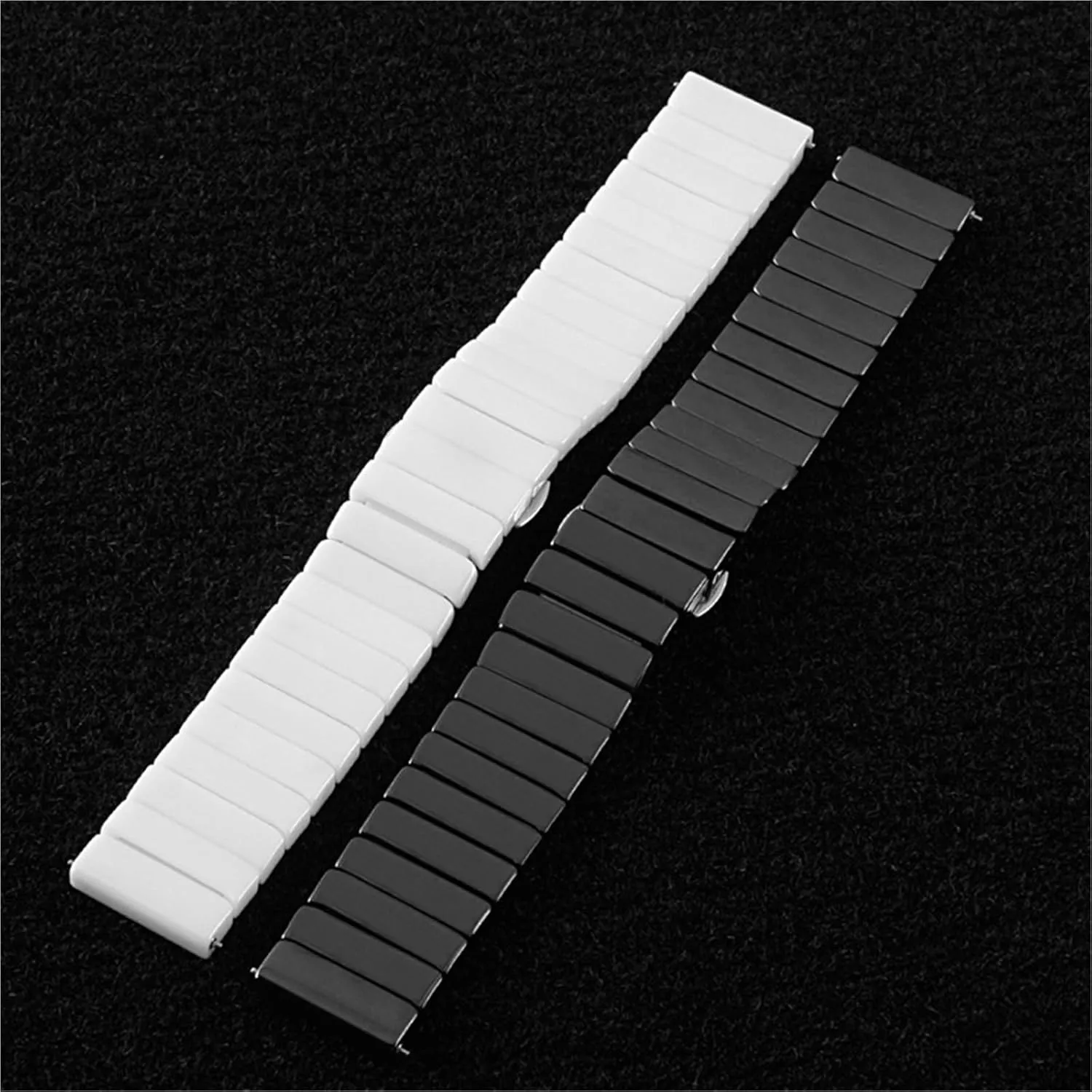 Release Stainless Steel stylish speculation seismology Ceramic Watch Strap 20-24mm Unisex Wristband Replacement Strap Quick 