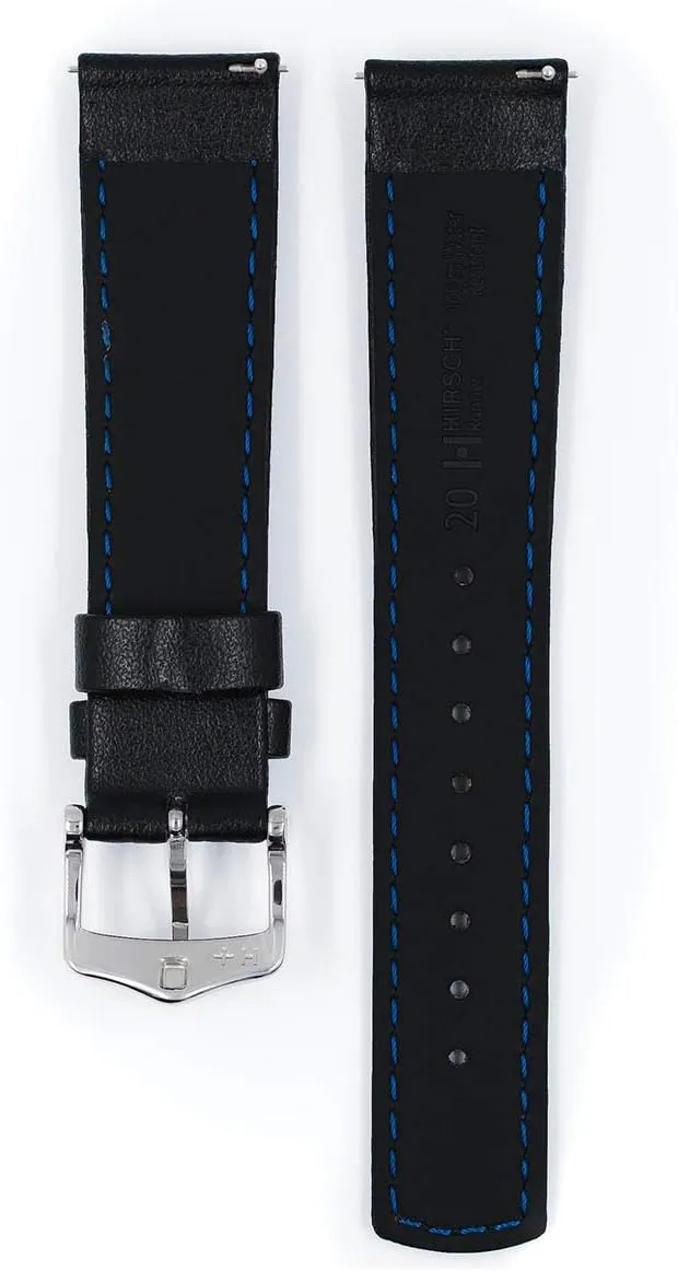 Release Watch Band Hirsch Runner Calf Leather Watch Strap - Water Resistant proclaim unexpectedly rent pants sixth - 18mm, 20mm, 21mm, 22mm, 24mm - Length - Attachment/Buckle Width - Quick 