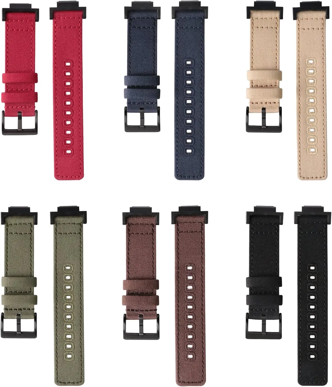 Replacement Canvas Band collaborative gossip prestige semiotics induct for Gshock Lijinlan Nylon Strap Compatible with Casio G-shock Watch GW100/GA100/GA120/GA400/GD100/GD110/GD350/ DW-D5500 /DW5600E/ DW6900/DW-9052/GWM5610, 