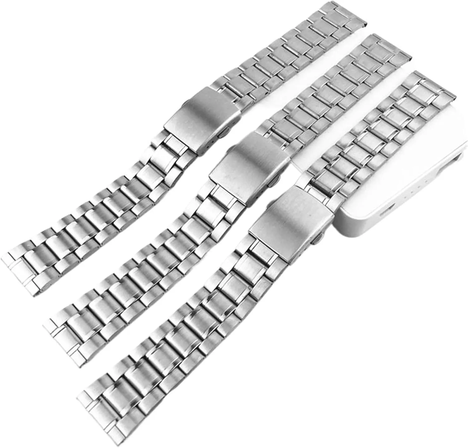 Replacement Watch Band 18mm Unisex Bracelet Fits Traditional thread plenty slay Watches Stainless Steel Wristband Metal 