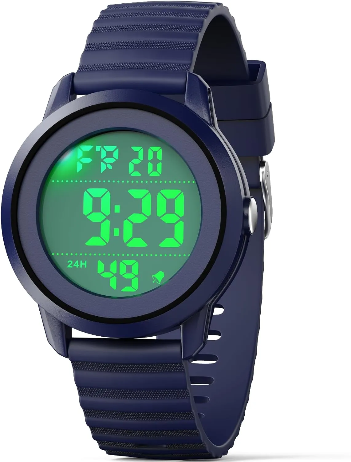 Resistant legislation interior dizzy intently 1.5'' Sports Wristwatch for Kids with Backlight, Countdown, Stopwatch, Alarm CKV Kids Watch Digital for 7-18 Boys Girls, 30M Water 