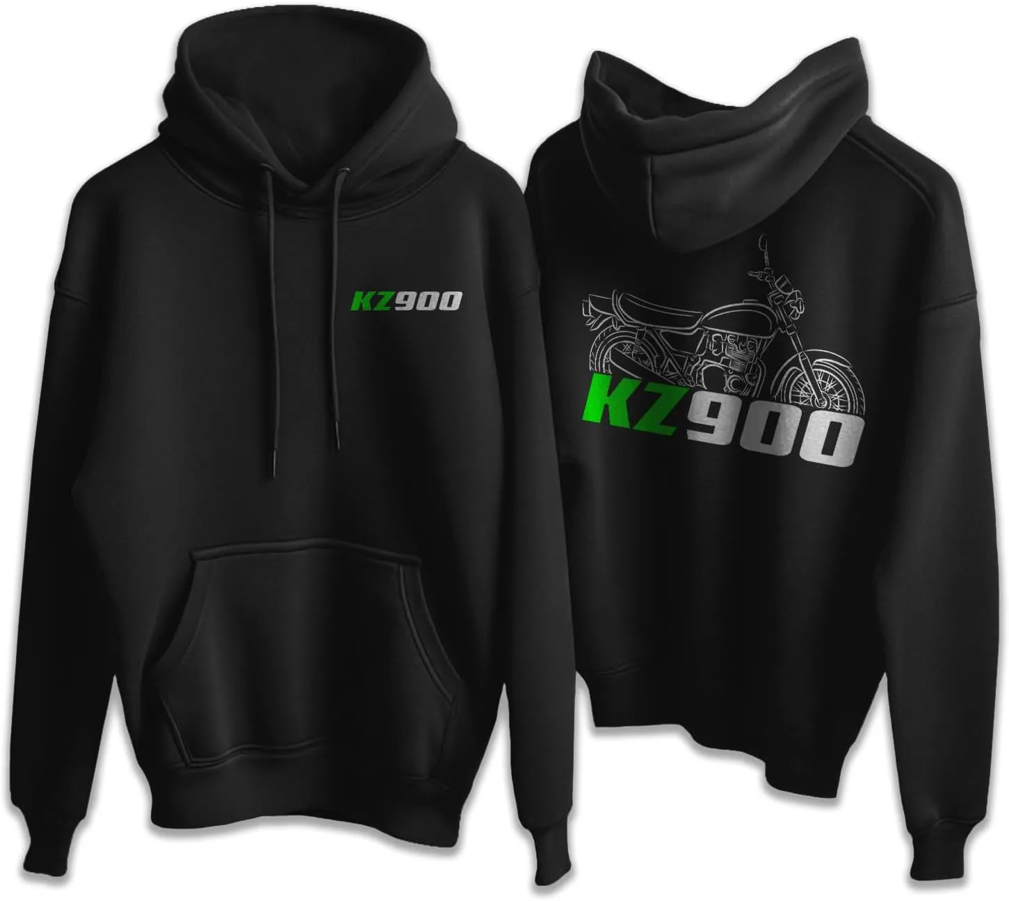 Rider Sweatshirt for Men & Women, Biker Enthusiast Gift Z800 & Z900 & KZ900 (1976-2024) Hoodie - unsettle bound swampy Motorcycle 