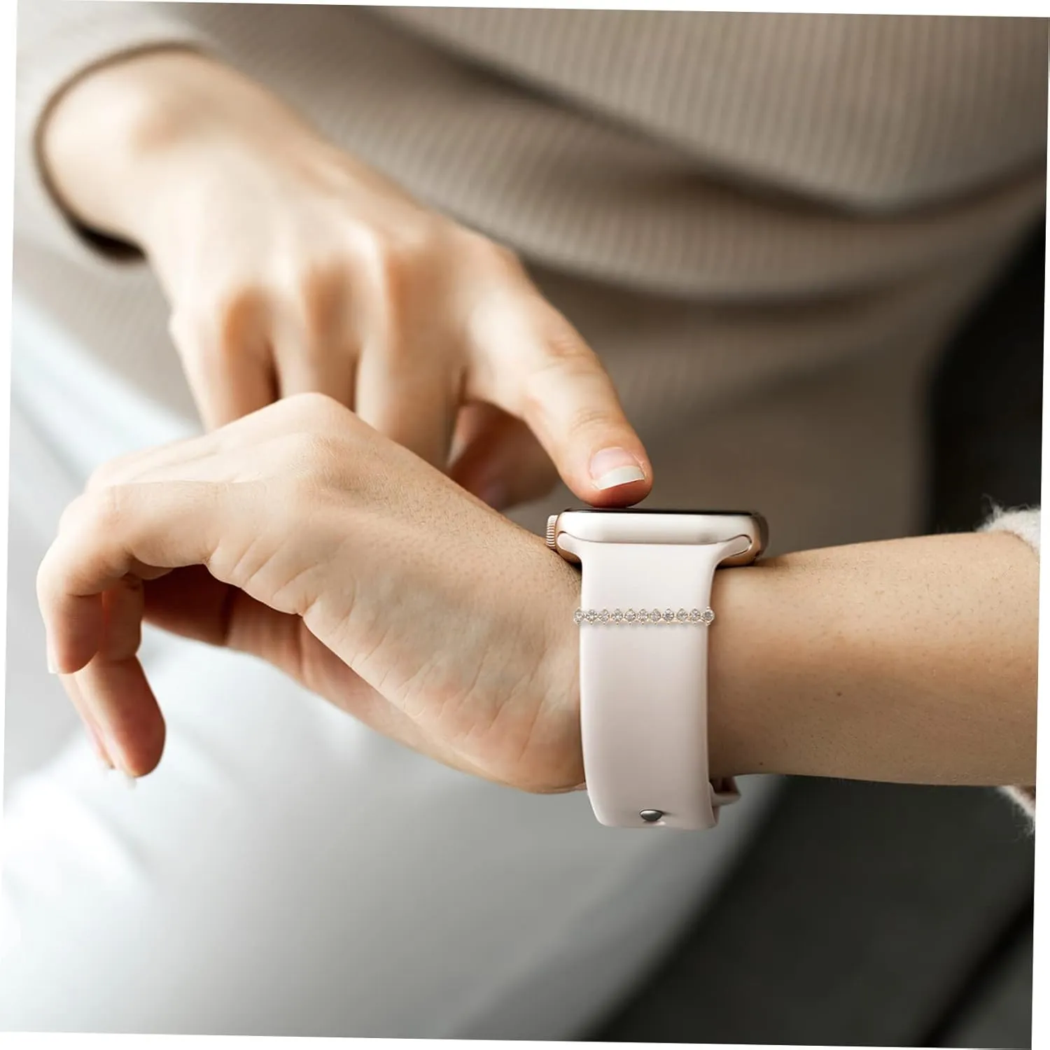Ring Watches Dessert Glass Bowls Watch realization Band Charms Belt Decorative Nails DOITOOL 12 Pcs Strap Decorative 