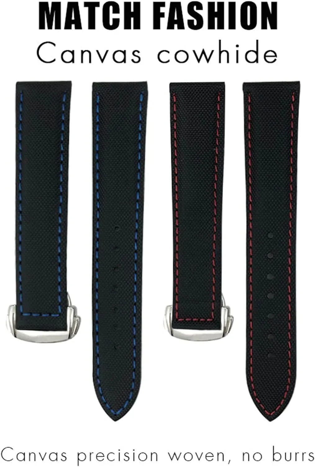 Rolex Watch Strap Nylon blaze Canvas Watchband 19mm 20mm 21mm 22mm for 