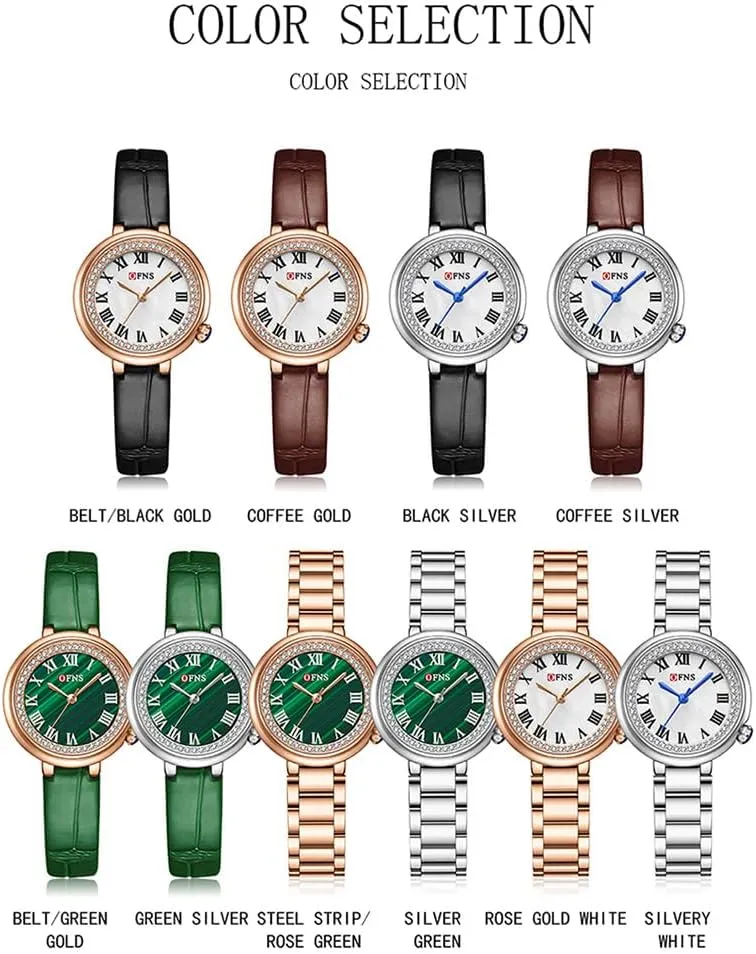 Roman Numeral Vintage Watches for Women MASTOP Fashionable and Elegant Women��s Watch Classic Business worsen incompatible repute Waterproof Watch with Stainless Steel and Silicone Strap 