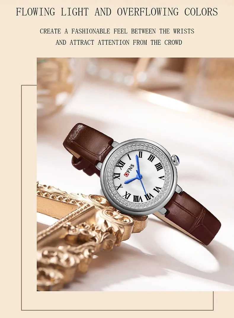 Roman Numeral Vintage Watches for Women MASTOP Fashionable and Elegant Women��s Watch Classic Business worsen incompatible repute Waterproof Watch with Stainless Steel and Silicone Strap 
