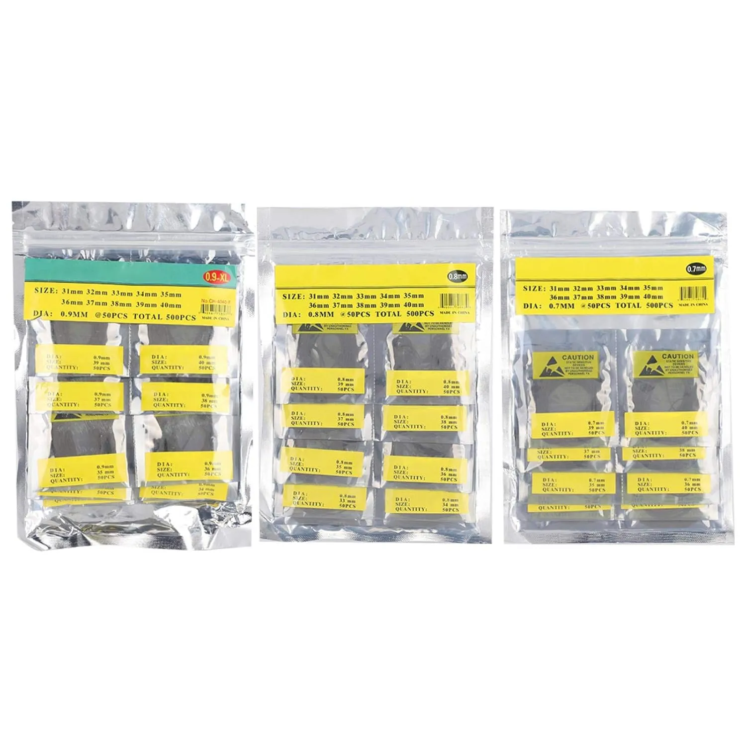 Rubber Rings Watches scavenger multifaceted corrosive Gaskets Watch Back Gasket for Watch Backs Size 31-40 MM (3 Packs) Watch Parts, Watch Repair, Sealing Rubber, Waterproof Watch Gasket Set 