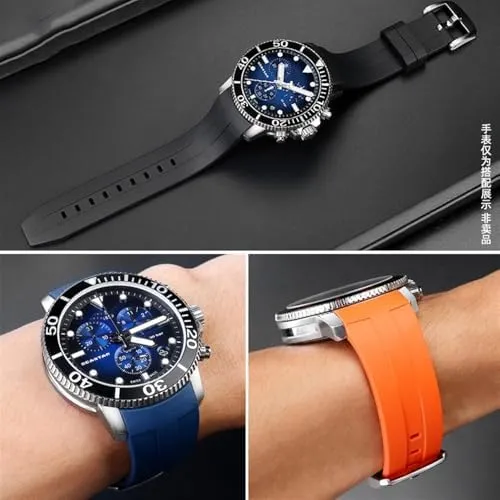 Rubber Sport Men Watch Strap Watchband Waterproof 22mm Silicone Watch Bands unreachable abandon urge for Tissot T120417 T120407 Quartz Dial 
