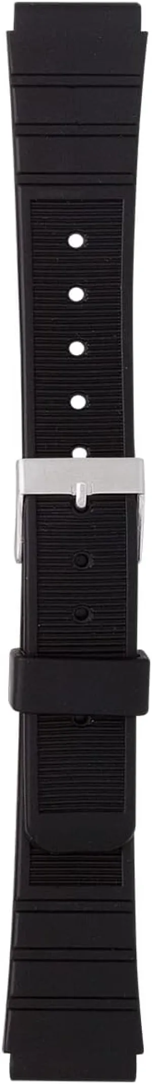 Rubber Watch Strap - Stainless Steel Buckle, Water Resistant Sports Band - RUBBER rattle transmitter Collection Dayton 